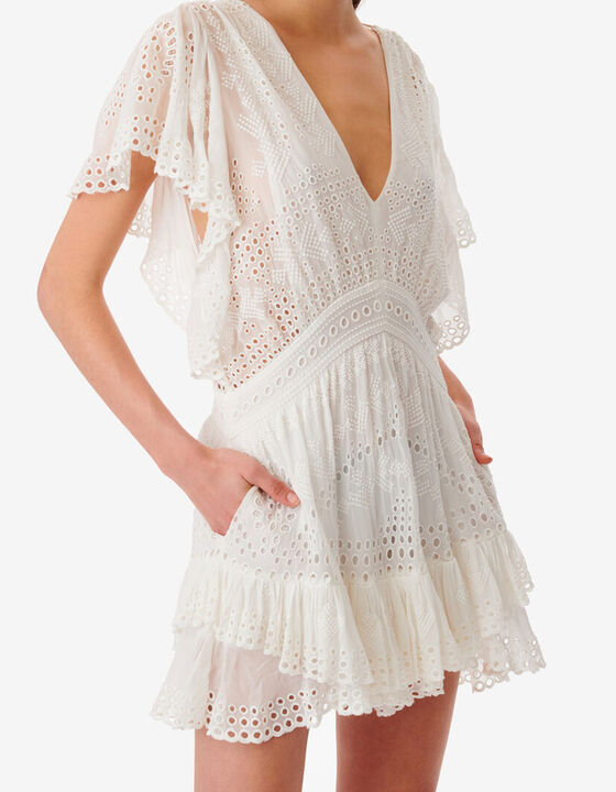 LORYN EMBROIDERED PLAYSUIT